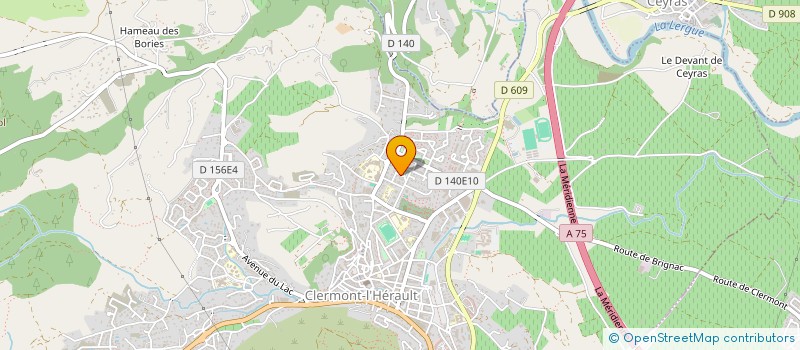 localisation de l'entreprise CAMINAIRES DU SALAGOU  NEBIAN