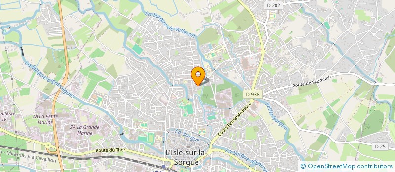 localisation de l'entreprise CAMINAREM à L ISLE SUR LA SORGUE