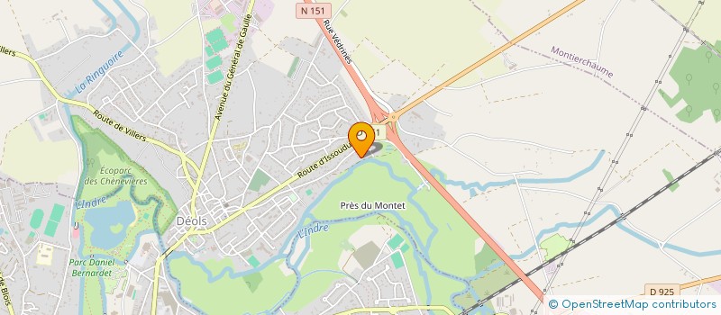 localisation de l'entreprise CAMINAREM à DEOLS