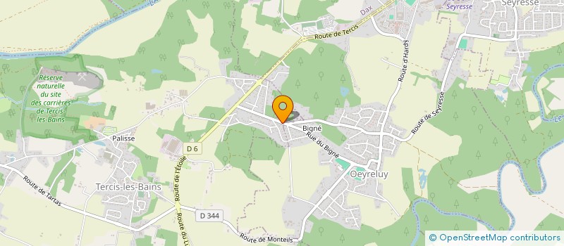 localisation de l'entreprise CAMINE à TERCIS-LES-BAINS