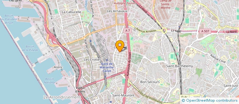 localisation de l'entreprise CAMINI BOUTIQUE à MARSEILLE