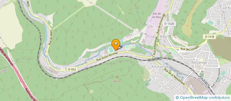 localisation de l'entreprise CAMINO  KNUTANGE