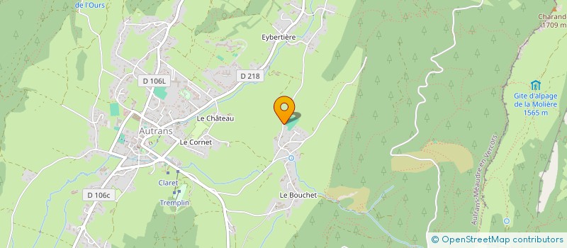 localisation de l'entreprise CAMINO  AUTRANS-MEAUDRE EN VERCORS