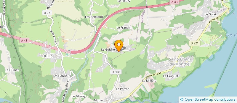 localisation de l'entreprise CAMINO  DULLIN