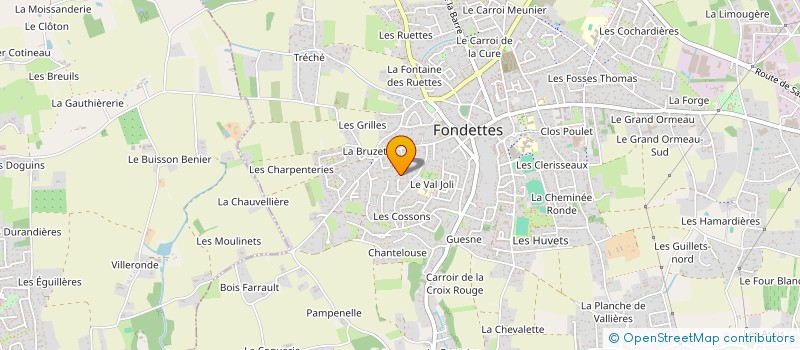 localisation de l'entreprise CAMINO  FONDETTES