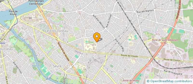 localisation de l'entreprise CAMINO ARCHITECTURE  SAINT-SEBASTIEN-SUR-LOIRE