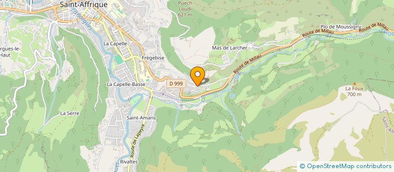 localisation de l'entreprise CAMION ACTIF SERVICES à SAINT-AFFRIQUE