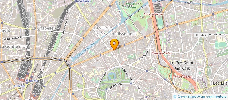 localisation de l'entreprise CAMIONNAGE LOCATION TRANSPORT à PARIS