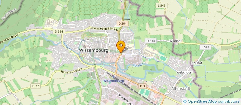 localisation de l'entreprise CAMIONS SERVICE EICHENLAUB  WISSEMBOURG