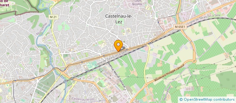 localisation de l'entreprise CAMIPA AMENAGEMENT à CASTELNAU-LE-LEZ