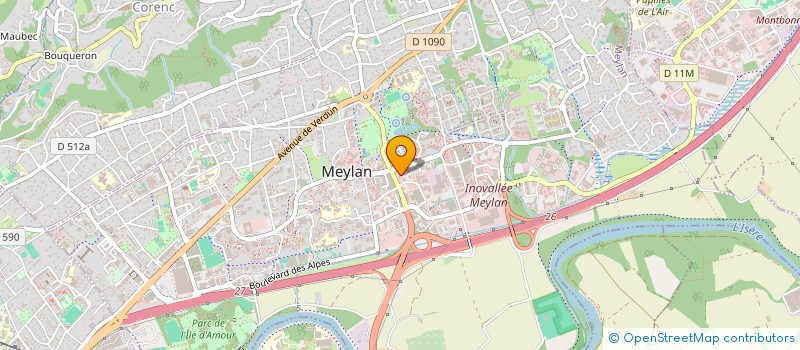 localisation de l'entreprise CAMIRA à MEYLAN