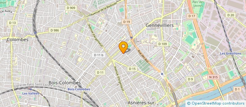 localisation de l'entreprise CAMIRA à ASNIERES-SUR-SEINE