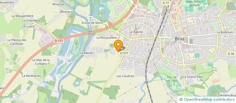 localisation de l'entreprise CAMIRIS INVEST  BRUZ