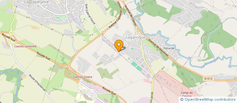 localisation de l'entreprise CAMIS à LAGARRIGUE