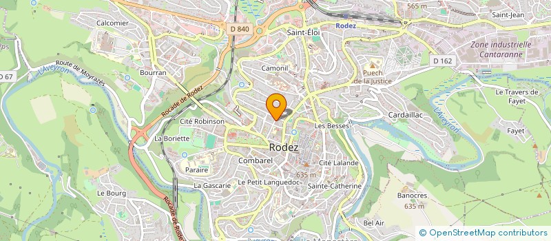 localisation de l'entreprise CAMISA  RODEZ