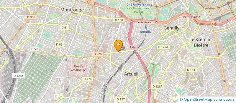 localisation de l'entreprise CAMIV CORPORATION  ARCUEIL