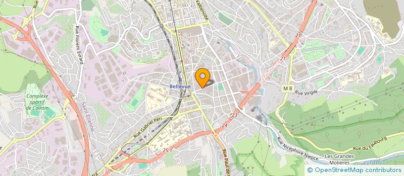 localisation de l'entreprise CAMIX  SAINT-ETIENNE