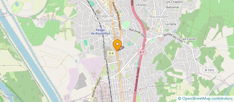 localisation de l'entreprise CAMJ VISION HUMBERT SYNERGIE  ROUSSILLON