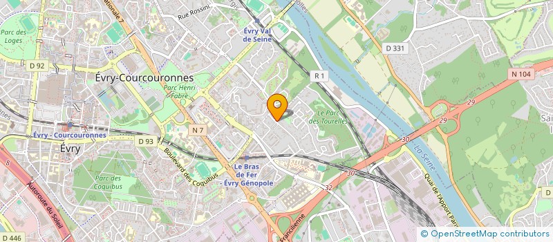 localisation de l'entreprise CAMKAY IMMOBILIER à EVRY-COURCOURONNES