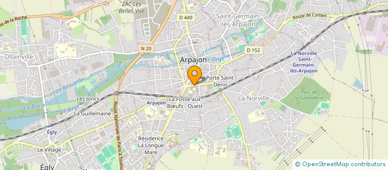 localisation de l'entreprise CAMKIL  ARPAJON