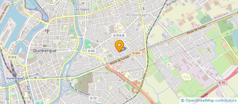 localisation de l'entreprise CAMLAU à DUNKERQUE