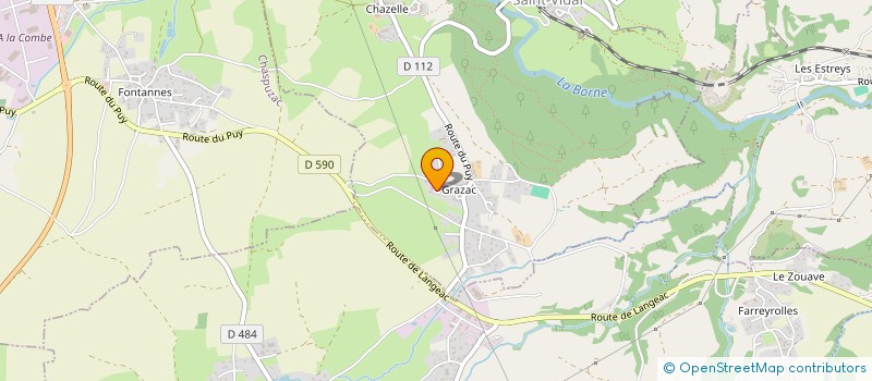 localisation de l'entreprise CAMM  SAINT-VIDAL