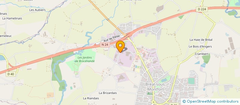 localisation de l'entreprise CAMMA SPORT  BREAL-SOUS-MONTFORT