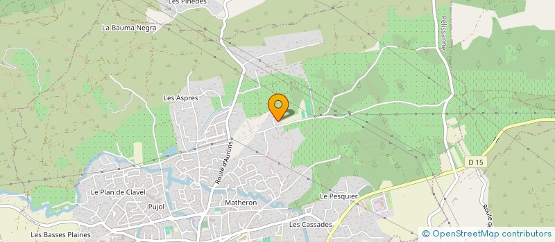 localisation de l'entreprise CAMMAC  PELISSANNE