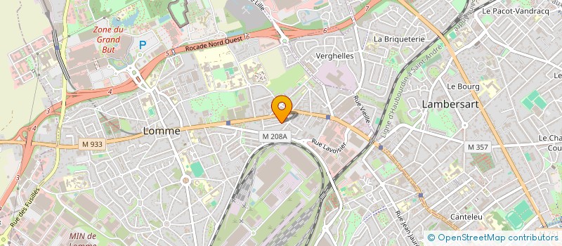 localisation de l'entreprise CAMMAR à LILLE
