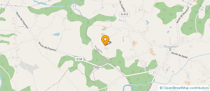localisation de l'entreprise CAMMAR  POYARTIN