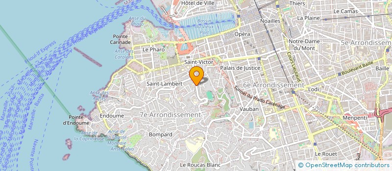 localisation de l'entreprise CAMMAR à MARSEILLE