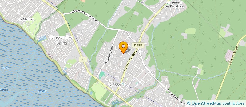 localisation de l'entreprise CAMMAS & ASSOCIES  LANTON