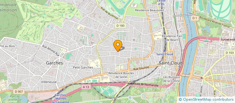 localisation de l'entreprise CAMMAT à SAINT-CLOUD