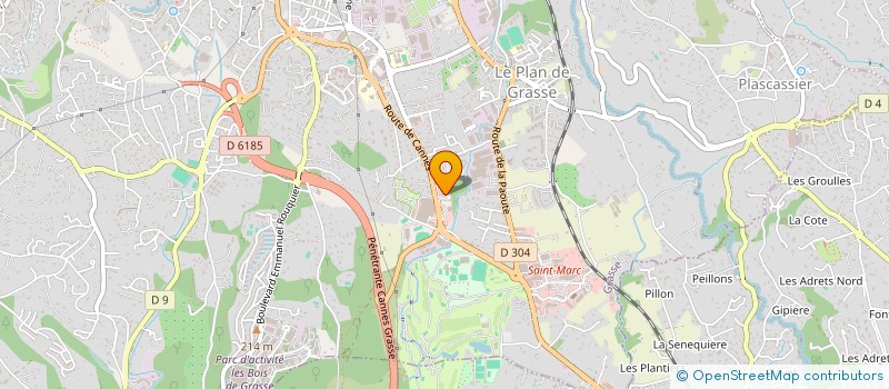 localisation de l'entreprise CAMMATINE  GRASSE