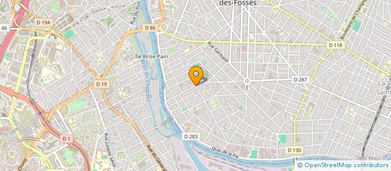 localisation de l'entreprise CAMMAX à SAINT-MAUR-DES-FOSSES