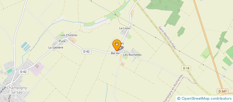 localisation de l'entreprise CAMMAX  CHAMPIGNY EN ROCHEREAU