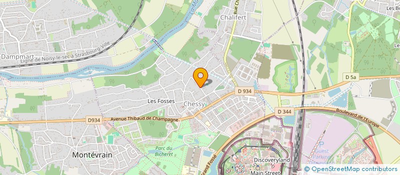 localisation de l'entreprise CAMMAX  CHESSY