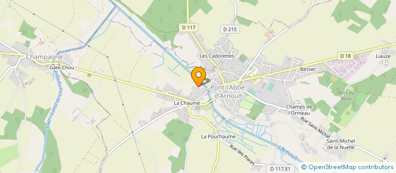 localisation de l'entreprise CAMMAX SAS à PONT-L'ABBE-D'ARNOULT