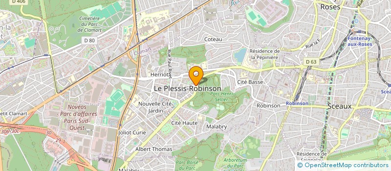 localisation de l'entreprise CAMMEL à LE PLESSIS-ROBINSON