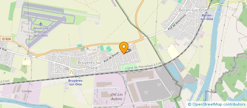 localisation de l'entreprise CAMMY AGENCY  BRUYERES-SUR-OISE