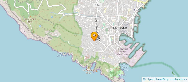 localisation de l'entreprise CAMO  LA CIOTAT