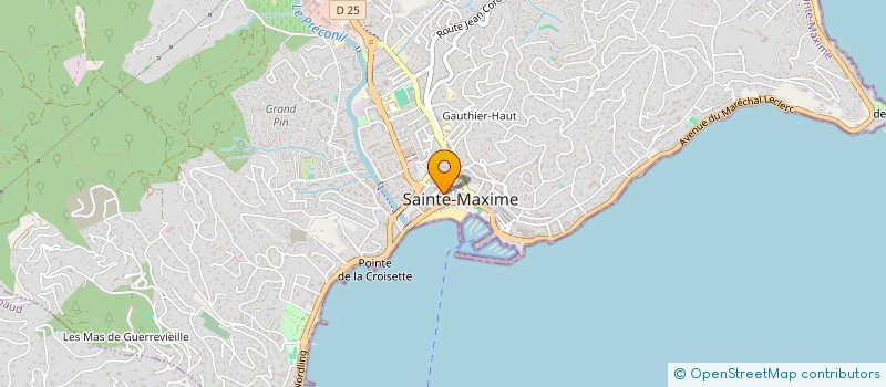 localisation de l'entreprise CAMO à SAINTE-MAXIME