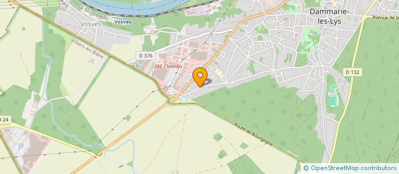 localisation de l'entreprise CAMO BTP à MEAUX