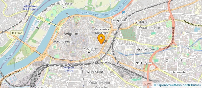 localisation de l'entreprise CAMODE  AVIGNON