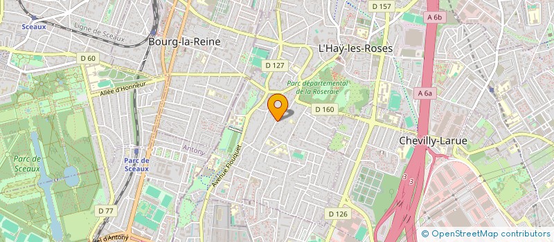 localisation de l'entreprise CAMOE EST SCI  L'HAY-LES-ROSES