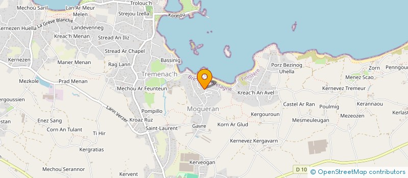 localisation de l'entreprise CAMOG  PLOUGUERNEAU