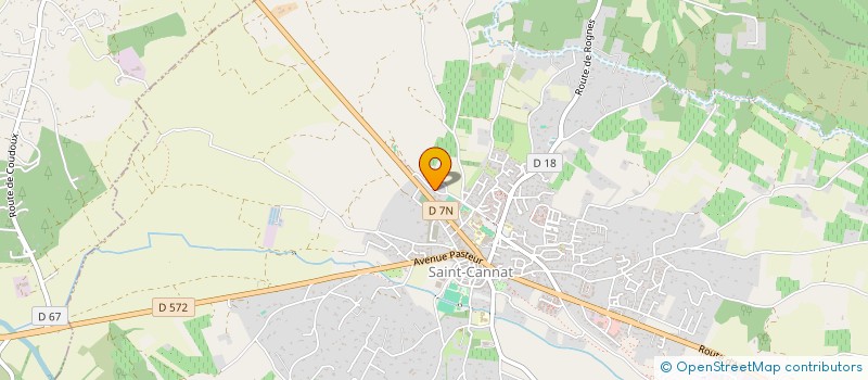 localisation de l'entreprise CAMOIN  SAINT-CANNAT