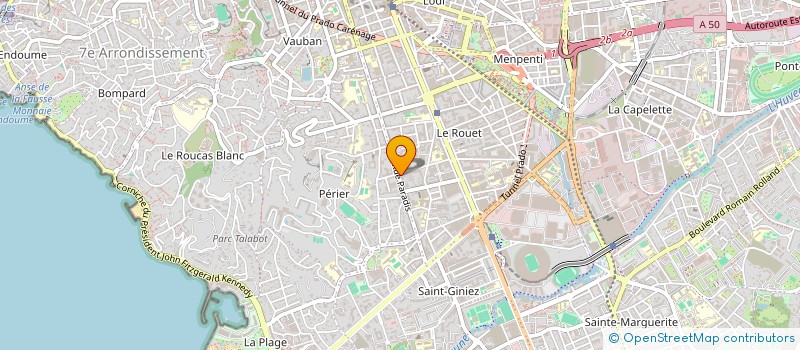 localisation de l'entreprise CAMOIN TRADE à MARSEILLE