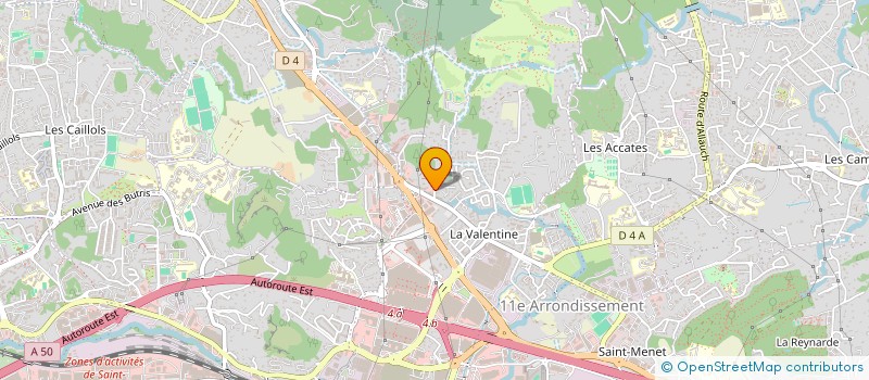 localisation de l'entreprise CAMOINS 26 à MARSEILLE