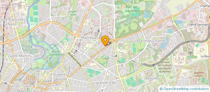 localisation de l'entreprise CAMOIT INVEST  RENNES